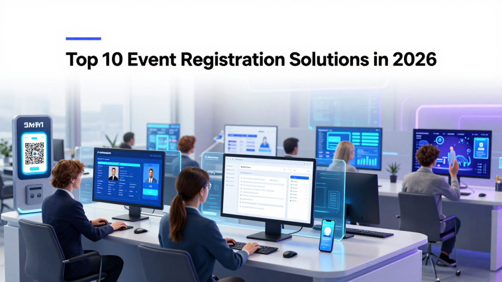 Top 10 Event Registration Solutions in 2026 (Best Options for&nbsp;Organizers)